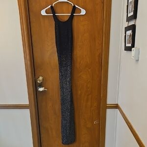 Jump Black and Silver Maxi Dress